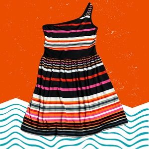 3/$20 one shoulder striped dress